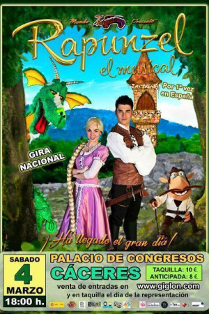 Rapunzel El musical para niÃ±os por Apartamento TurÃ­stico Montesol